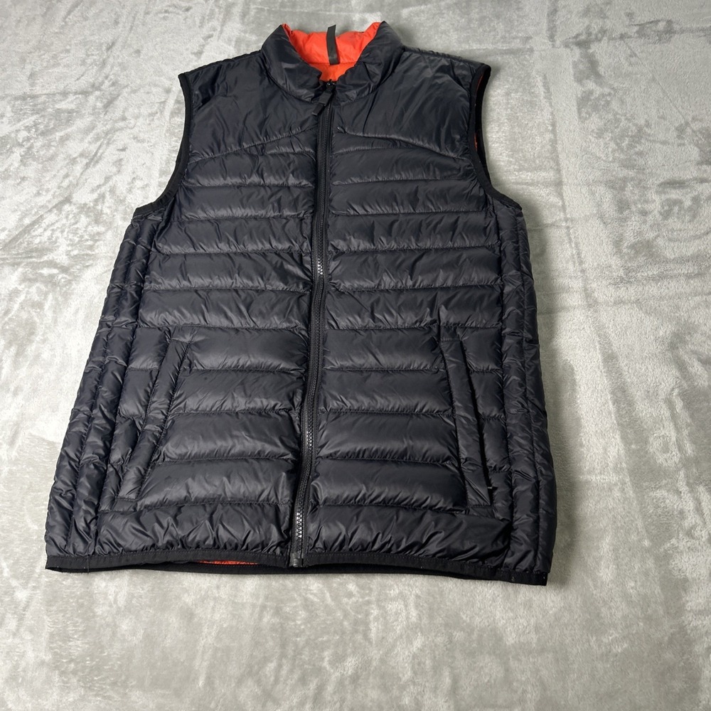 Fabletics Black Puffer Zip Front Vest Size XS Women's